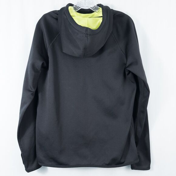 Nike Neon Spell Out Therma Dri Fit Hoodie Womens Medium Embroidered Black 803449 - Picture 2 of 12